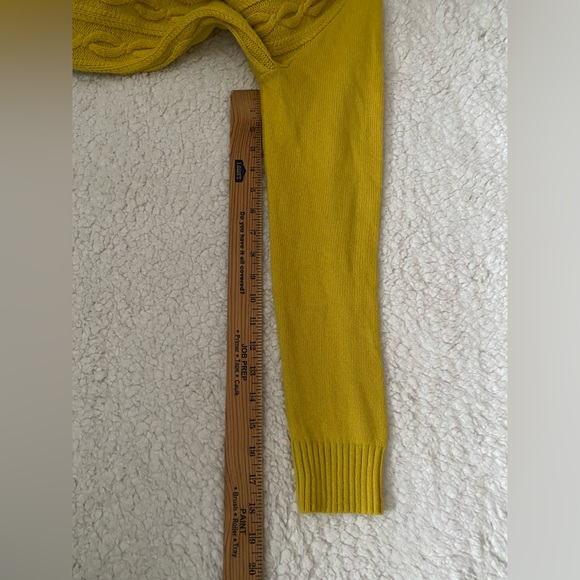 Lands’ End Cable-Knit Crewneck Women’s Sweater Collar faux fur, size M( 10/12) - Picture 7 of 10